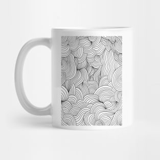 Line Pattern III, Digital Drawing Mug